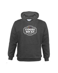 INDORE ROCKS Charcoal Melange Hoodie